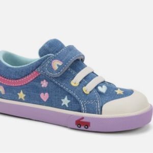 See Kai Run chambray sneakers